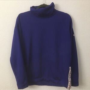 Nike Women’s Blue Turtleneck Sweatshirt Large